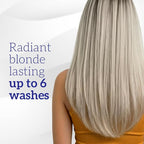 Robson Peluquero Blue Hair Gloss Toner for Blonde Hair, Platinum Blonde | Neutralize, Correct, Enhance Color & Hydrates| No Yellow Orange & Cooper Tones for Brassy Hair, Bleached, Highlights- 34 Fl.oz