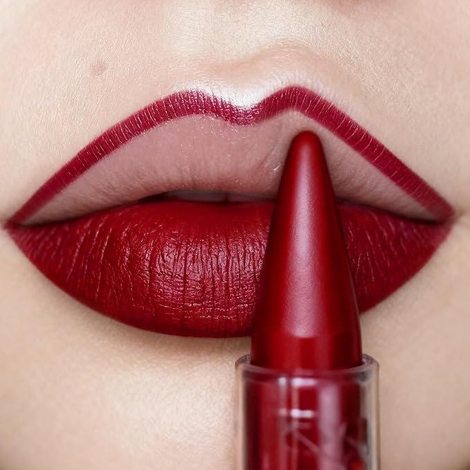 Dark Red Lipstick Gradient Matte Lipsticks Lip Liner Combo Set for Women Waterproof Long Lasting Lip Stick Pencil Cream Lip Liner and Lipstick Combo Makeup, E3