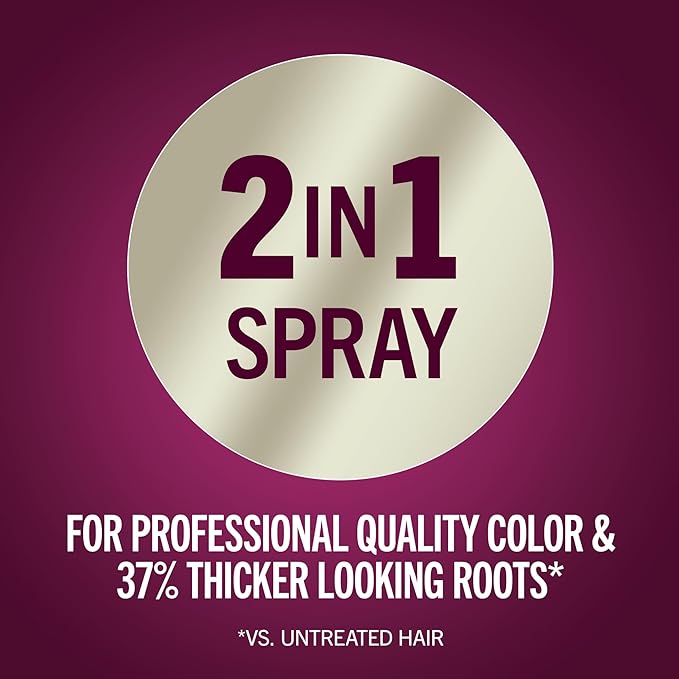 Schwarzkopf Keratin Root Temporary Hair Color Spray, Light Brown, Instant Gray Coverage, Thicker, Fuller-Looking Roots, Easy-to-Use, No Ammonia, Low Mess Application, Scalp Friendly