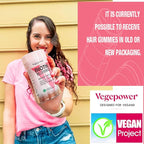 Biotin Gummies 10000mcg Supplements - with Vitamin C, A, D, B-Complex, Folate, Zinc for Women & Girls- Vegan Biotin Hair Growth Gummy for Healthy Hair and Nails, Non-GMO, Strawberry, 120 Bear