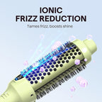 Wavytalk Thermal Brush, 1.5 Inch Blowout Express Ionic Heated Round Brush Creates Blowout Look Makes Hair Shinier & Smoother, Dual Voltage, Easy to Use (Green)