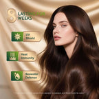 Permanent Hair Dye Gray Coverage Hair Dye PPD-Free Permanent Hair Color for Women 1B Obsidian Noir Black Natural Black