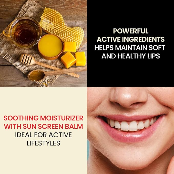 Dr. Hess Original Udder Stick SPF Lip Balm, Soothing Moisturizer Sun Screen Balm for Dry Lips with Jojoba, Beeswax & Shea Butter, Total Lip Care, Hydration & Repair, Mint Flavor, 4 Pack