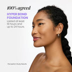 Wonderskin Hyper Bond All-Day Stay Serum Foundation – Waterproof, Transfer-Proof, 24HR Longwear Face Makeup with Niacinamide & Hyaluronic Acid – Lightweight, Natural Finish (Soul)