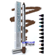 Wonderskin Eyeliner Pencil, 1440 Longwear Brown Eyeliner Pencil - Waterproof, Sharpenable & Smudge Proof