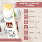 100% Natural Lip Balm Set - Hydrating and Moisturizing Beeswax Natural 4 Flavor Assortment - Lip Moisturizer for Dry Lips - Cocoa Butter - Petroleum Free Pack of 8