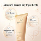 UIQ Biome Barrier Cleansing Foam, Facial Cleanser, Mild Hypoallergenic formula, Face Wash, Blackhead Remover, Moisturizing facial cleanser for All Skin Types 4.05 fl.oz(120ml)