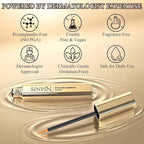 Natural Lash Growth Serum – See Visible Results in 4 Weeks | SINPIN Eyelash Serum without Prostaglandin, Enriched with Biotin, Panthenol & Peptides for Longer, Thicker Lashes, 5ML