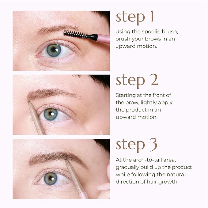 Chella Eyebrow Pencil – Easy-to-Use Brow Definer for Shaping, Filling & Blending – Long-Wear Deep Brown Eyebrow Pencils for Women with Precise Tip (Deep Brown)