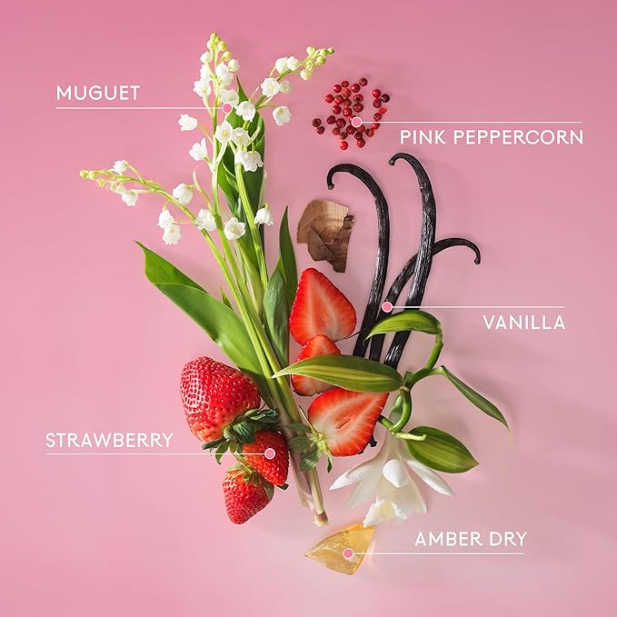 Lake & Skye, 555, Strawberry + Aire Hair & Body Mist - 3.4 oz