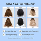 MAREE Deep Conditioning 10-In-1 Hair Mask for All Hair Types – Keratin Hair Treatment with Biotin, Natural Oils & Vitamins for Hair Care, Repair & Hydration – Tratamiento Mascarilla Para Cabello