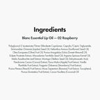 Blanc Essential Lip Oil - 50HR Moisturizing & Hydrating Korean Lip Gloss Makeup with 6 Botanical Extracts - Lightweight, Non-Sticky Clear Essence Overnight Repair 0.15 fl oz (#02 Raspberry)