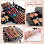190 Colors Cosmetic Make up Piano