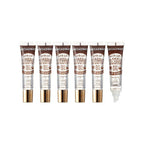 Ruby Kisses Broadway Vita-Lip Clear Lip Gloss (Coconut Oil 6 Pack), Ultra-Hydrating & Soothing Formula with Vitamin Oils, High-Shine Non-Sticky Finish, Healing Glossy Lip Balm Locks in Moisture