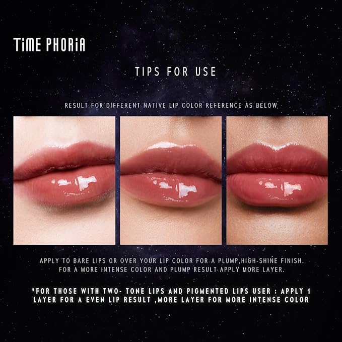 LUNARA FROST 3D LIP GLOSS - Plumping High-Shine Gloss with Hyaluronic Acid | Non-Sticky Glassy Finish | Cooling Sensation | 24H Hydration | Instant Volume Effect (10 MAVEN)