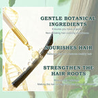 Mild Formula Long Lasting Hair Dye Set,Plant Extracts Hair Color Dye Cream,Plant Single Dose Dye,Nourishing Natural Shampoo, for Gray Coverage (Natural Black)