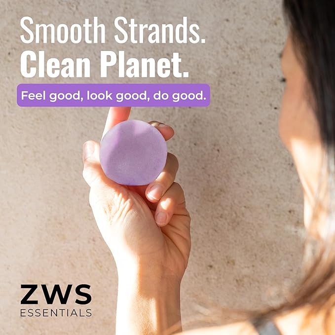 Oasis Conditioner Bar, Vegan Solid Hair Conditioner for Gray & Frizzy Hair, with Plumeria, Jasmine, Sandalwood, Coconut, Mandarin, Zero Waste, Travel-Friendly