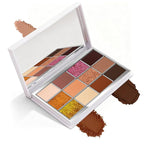 Highly Pigmented Chameleon Eyeshadow Palette, 12 Colors Sparkle Creamy Duo Chrome Multidimensional Eye Shadow Pallet, Long-Wearing Formula,easily blendable,Vegan & Cruelty Free (#01)