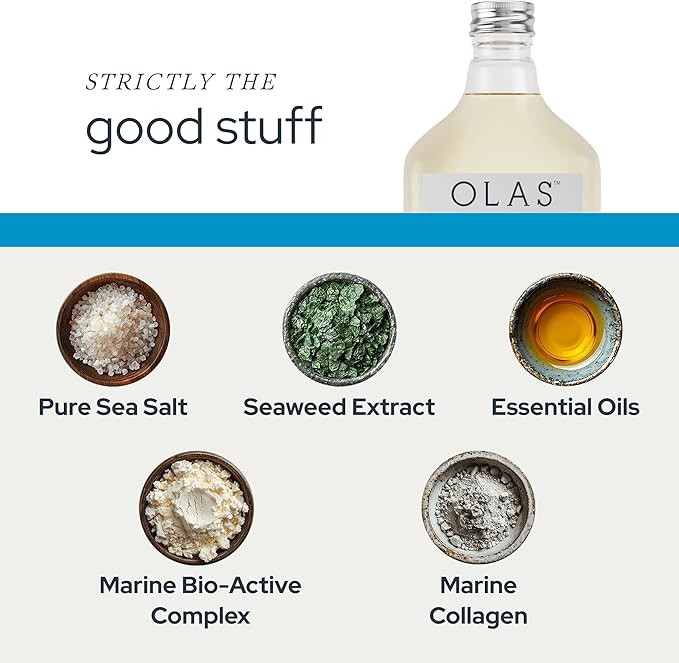 Olas Alcohol Free Mouthwash & Oral Rinse - Marine Bio-Active Mouth Rinse With Essential Oils & Antioxidants for a Healthy Oral Microbiome - Fluoride Free Natural Mouthwash (200 ml)