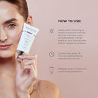 Infinitek Paris Skin Care Face Sunscreen Tinted Mineral Moisturizer Lotion SPF 50, 1.75Fl Oz - UVA/UBV and Blue Light Protection, Matte Finish, Water Resistant, Daily Lightweight Facial Sunblock