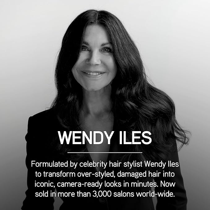 ILES FORMULA Signature Collection Deep Repair Shampoo & Conditioner w/Finishing Serum Blow Dry Cream for Dry, Damaged, Frizzy Hair - Hydrating Hair Care for Less Breakage & Healthy Hair Growth