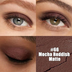 Kaely Cream Eye Shadow Sticks, Mocha Reddish Matte Eyeliner Pencil Eyeshadow Palette Makeup, Eye Highlighter Brightener Stick for Older Women Waterproof Pigmented, sombras para ojos, New-66