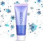 Christmas Face Glitter - Holiday Gift for Women Girls, Chunky Sparkling Glitter Makeup, Party Costume Accessories Christmas Stockings (Blue Body Glitter)