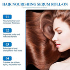 Hair Nourishing Serum Roll-On - Revitalizes & Strengthens Weak Hair to Reduce Hair Fall & Boost Growth, Daily Scalp Care Treatment with Rosemary Oil for Men & Women