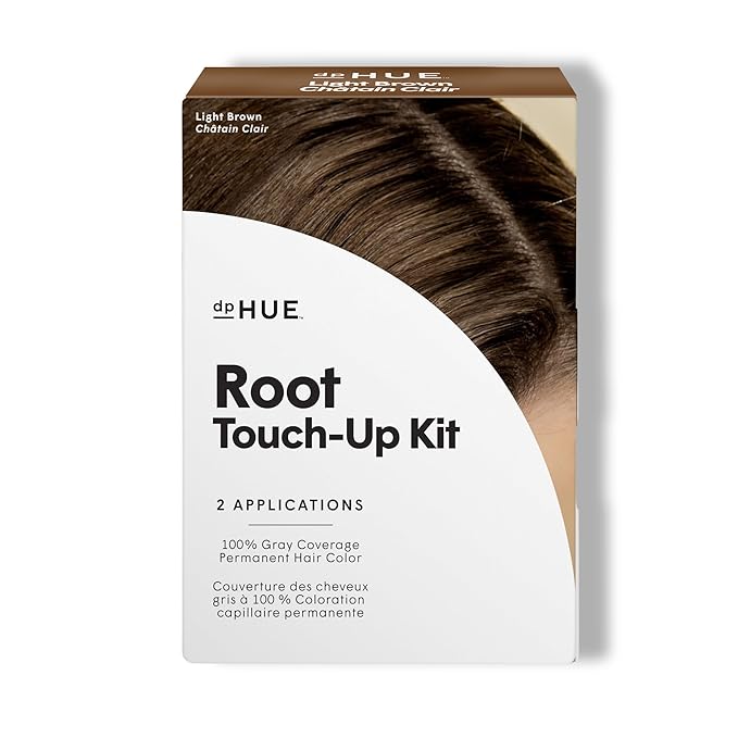Dphue Root Touch-Up Kit - Light Brown Unisex Hair Color 2 Applications