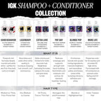 IGK MORE LIFE Color Extending Gloss Shampoo and Conditioner Set | Preserves Color Treated Hair | UV Protection | Vegan + Cruelty-Free | 8 oz