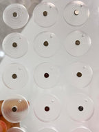 New EMPTY Magnetic Eyeshadow Palette DIY Acrylic All Transparent Elegant Eye Shadow Makeup Palette 26mm*15 holes