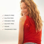 Josie Maran Love is in the Hair Kit - Includes Argan Moisture Plump Hair Shampoo & Conditioner Butter - Hydrating & Volumizing - Strengthens & Repairs Strands - Dream Cream (2 Piece Set)