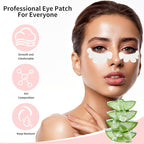 100 Pairs Eyelash Extension Gel Patches Kit, Lash Extension Lint Free Under Hydrogel Eye Mask Pads Beauty Tool with Case (Purple, 100)