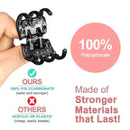 6 Pieces Morhom Jaw Clips, 1.3 Inch Hair Claw Clips for Thick or Medium Hair