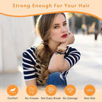 28 PCS Colorful Braided Hair Ties Bow Tie Hair Bracelets for Women Girls Elastic Hair Ties No Damage Ponytail Holders(14 Colors)