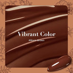 AZUREBEAUTY Brown Nail Polish Quick Dry Fall Nail Polish Natural Shine Nail Lacquer Salon-Quality for Women Girl Gift Set 1Pcs 0.34 fl oz