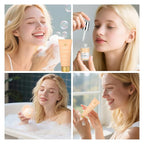 Christmas Gifts for Women, Orange 33 Pcs Facial Kit, Skin Care Gift Set, Self-Care Kit, Spa & Bath & Body Basket Gift, Beauty Bag Set, Collagen Gel Mask, Pampering Kit, Birthday Gift, Mother Day