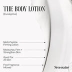 Nécessaire The Body Duo (Eucalyptus) Skincare Gift Set For Women + Men - The Body Wash 16.9oz + The Body Lotion 15.2oz. Multi-Oil Shower Gel Cleanser + Multi-Peptide Body Moisturizer. Non-Comedogenic.