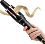 ELLA BELLA® Automatic Rotating Curling Iron • Auto Hair Curlers • Easy to Use • Digital Display to Accurately Control Temperature • Transform Your Look in Seconds • Ideal for Longer Hair
