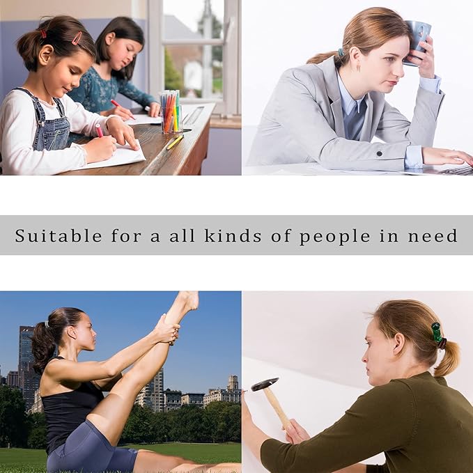 Assorted Twinkling Hair Ties for Women or Girls, 120 Pcs Hair Rubber Bands for Medium to Thick Hair, 4mm Ponytail Holders