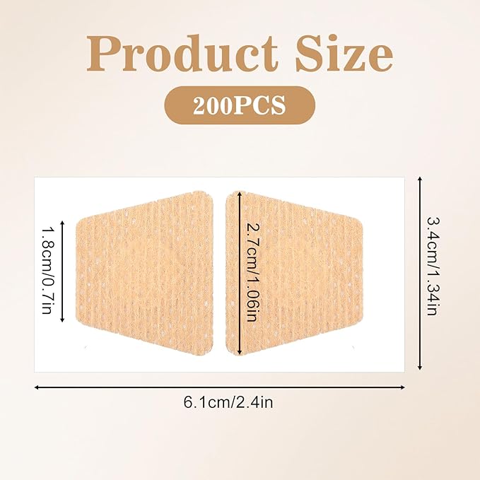 200 Pcs Nail Repair Patches, Muti-Purpose Fungus Nail Treatment Patch,Toenail Care for Toenail Fingernails,8-Hour Nighttime Renewal Toenails Fungus Patches for Damaged & Discolored Appearance Nails