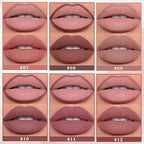 12 Colors Lip Liner Set Lip Liner Pencil Natural Nude Brown Matte Lip Liner Long Lasting Smooth Lip Pencil for Daily Lip Makeup