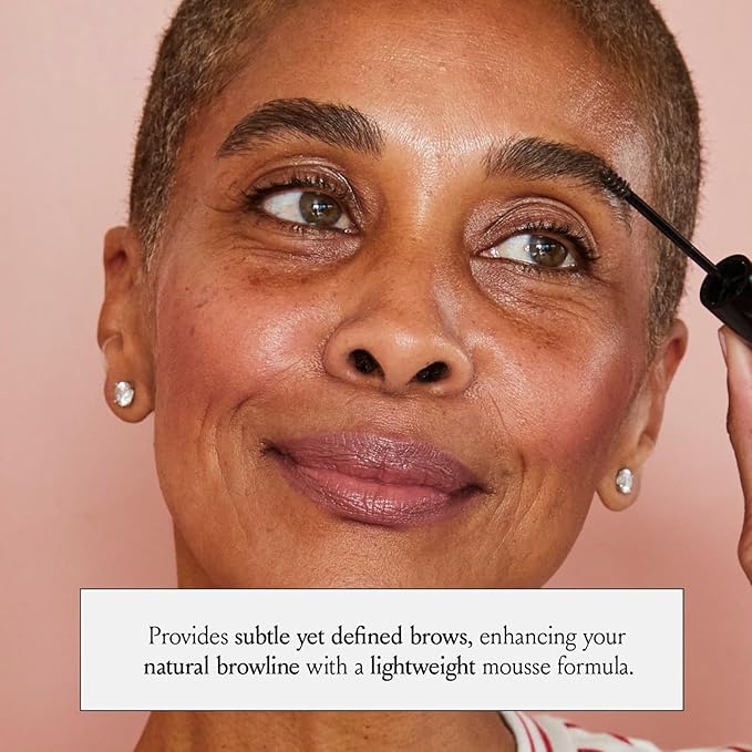 Boom Brow ™ Easy-to-Apply Lightweight Brow Mousse, Moisturizing, Subtle Definition, Volume, Shape & Color Enhancement, Boom Beauty By Cindy Joseph Cosmetics - (Medium Brown)