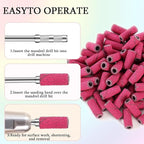 100pcs Nail Drill Bits Small