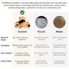 MAORULU 2 Pack Mini Acetate Hair Claw Clips – 1.6 Inch Small Durable Hair Clips for Women & Girls, Strong Hold Tiny Jaw Clips for Bangs & Half Up Hairstyles (Tortoise)