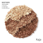 Kaja Eye Bento Collection - Bouncy Eyeshadow Trio | Gilded Bronze Tones, Travel Size, 03 Toasted Caramel, 2019 Allure Best of Beauty Award, 0.03 Oz