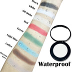 MEICOLY White Single Eyeshadow with Mirror,Matte Eye Shadow for Halloween Makeup,Pressed Powder Eyeshadow,Matte Shade Eyelid Color Eye Makeup for Women Girls,High Pigment,Long Wear,Waterproof,Natural