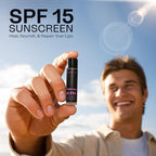 Organic Variety Lip Balm - SPF 15 Sun Protection, Moisturizing Lip Balm, Includes Watermelon, Vanilla and Mint Lip Balms, Chapstick & Smooth Chapped Lips, 3-Pack