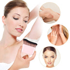 DIVINA VITAE Self Tan Brush Soft Body Makeup Brush Portable Self Tanning Brush Self Tanner Face Brush For Body & Leg Makeup (Pink)