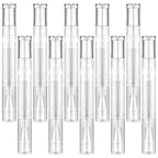 10Pack 5ML Transparent Twist Pens, Empty Nail Oil Pen Brush Cosmetic Lip Gloss Container Applicators